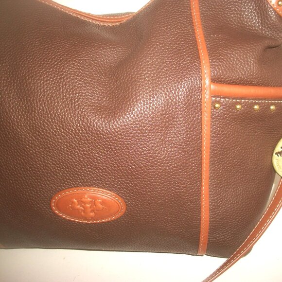 Vintage Prix de Dressage Huge Top-Zip Convertible Crossbody/Shoulder Bag - Picture 4 of 15